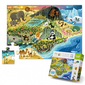 Пазл 24 детали - Жизнь животных (Crocodile Creek, 4185-6)